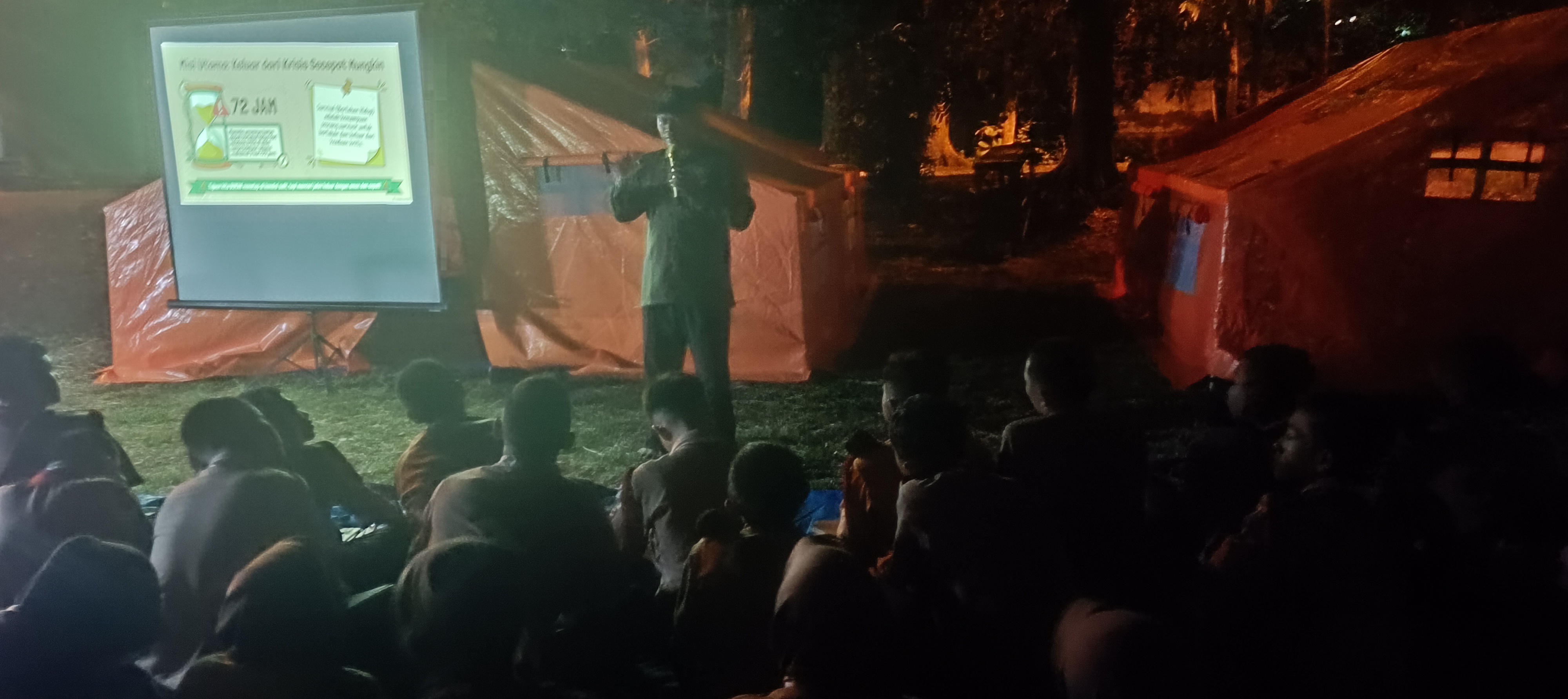 Kontingen Kwarcab Mojokerto Tempa PBB Dan Survival Jelang Jamnas Pramuka XII 2026