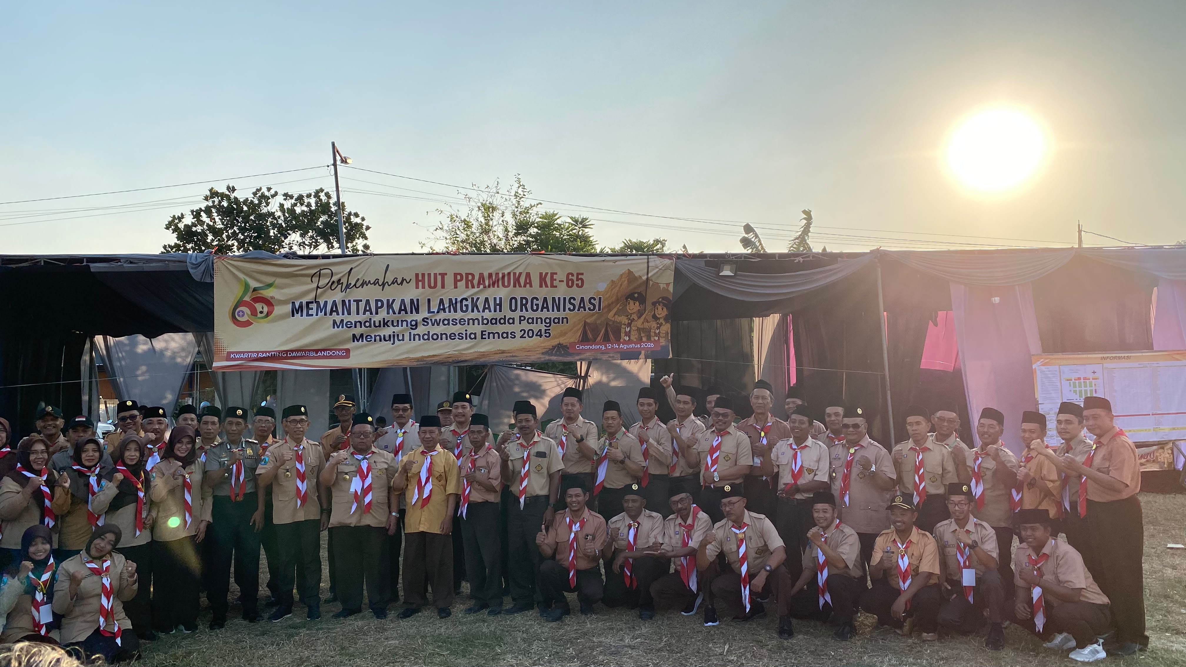 Lebih dari 1.300 Peserta Meriahkan Perkemahan Kwarran Dawarblandong 2026